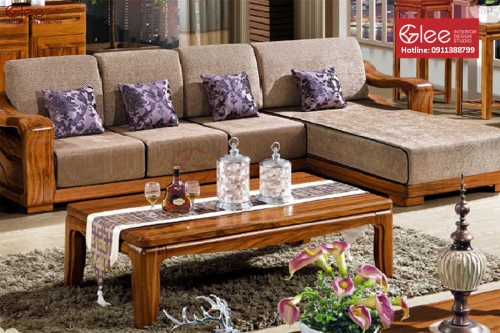 Sofa gỗ phòng khách - GSG12