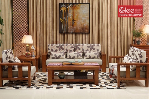 Sofa gỗ phòng khách - GSG14