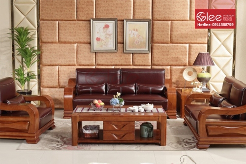 Sofa gỗ phòng khách - GSG16