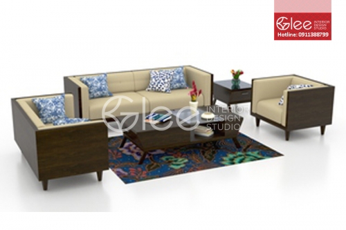 Sofa gỗ phòng khách - GSG34