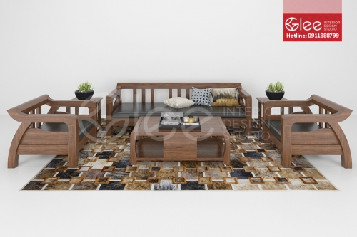 Sofa gỗ phòng khách - GSG06