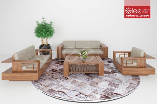 Sofa gỗ phòng khách - GSG08