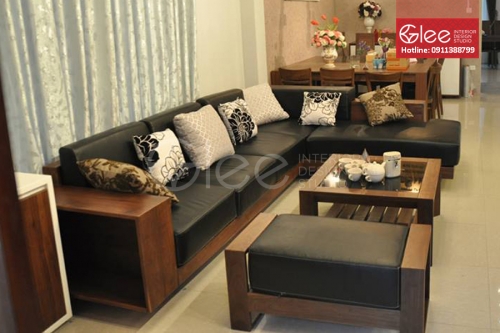 Sofa gỗ phòng khách - GSG27