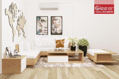 Sofa gỗ phòng khách - GSG18
