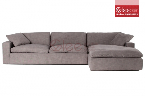 Bộ sofa nỉ phòng khách GSA17