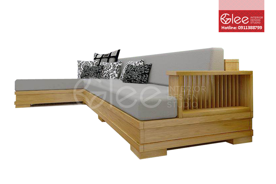 Sofa gỗ phòng khách - GSG22