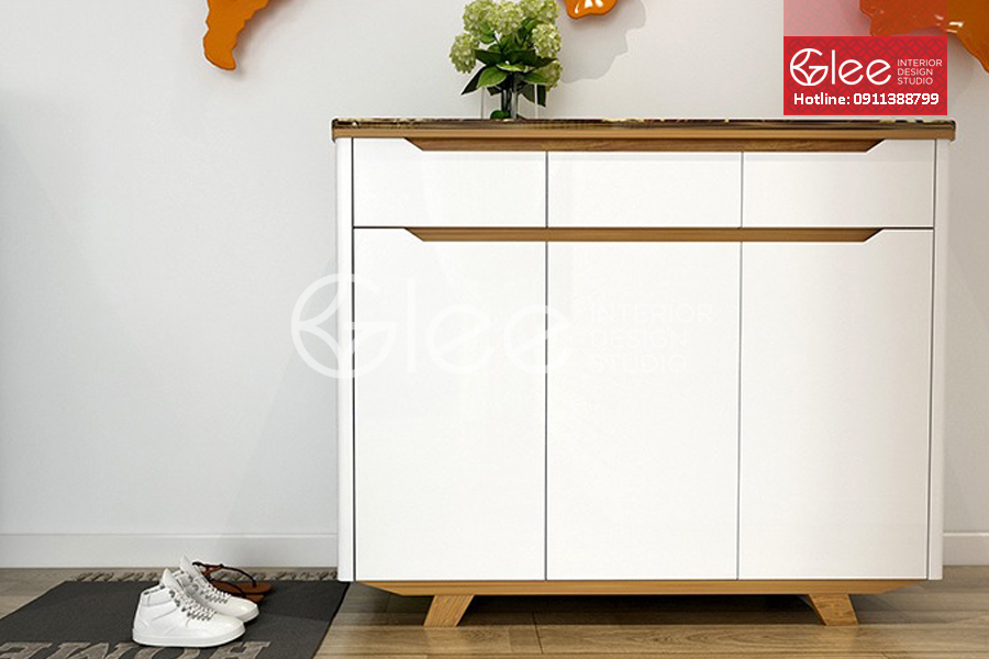 Mẫu tủ giày đẹp tiện nghi